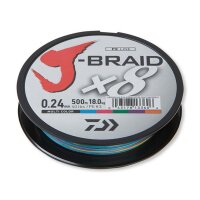 Daiwa J-Braid X8 1500m Spule alle Stärken und Farben