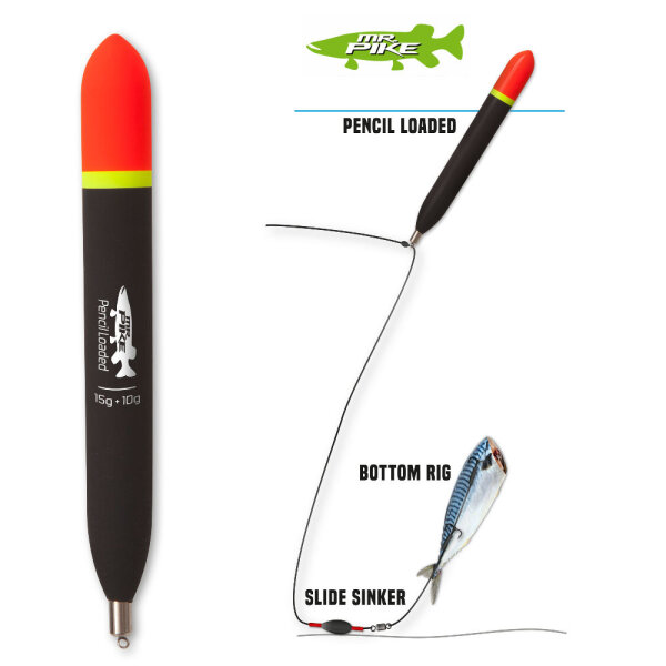 Mr.Pike Pencil Loaded Pose 150mm 8g