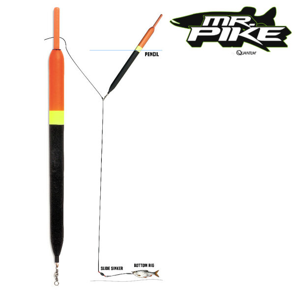 Mr.Pike Pencil 200mm schwarz
