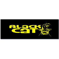 Black Cat Bootsaufkleber 119cm x 45cm