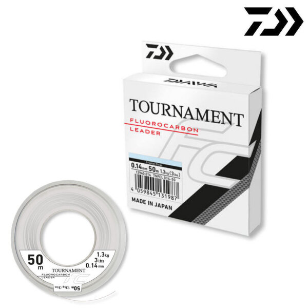 Daiwa Tournament Fluorocarbon Leader 0,18mm 2,3kg 50m