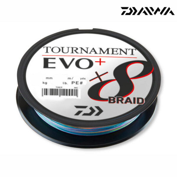 10m 0,16mm/12,2 kg Multicolor Daiwa Tournament X8 Braid Evo+