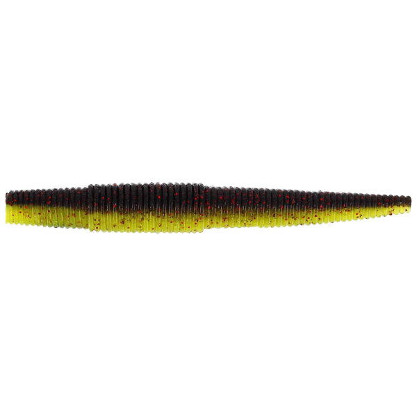 Westin Ned Worm 9cm Black Chartreuse