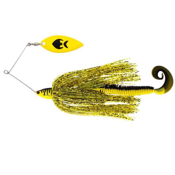 Westin MonsterVibe Willow Spinnerbait 65g Yellow Tiger