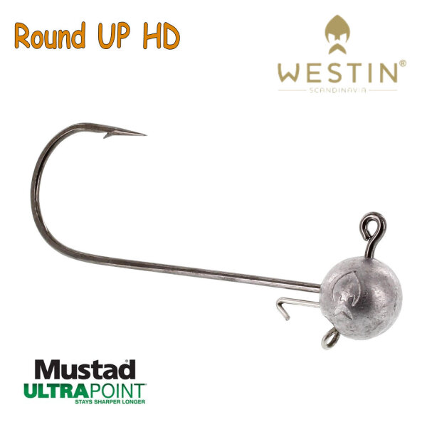 Westin RoundUP HD Mustad Jighaken 6/0 5g