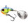 Westin DropBite Spin Tail Jig Shallow Water 8,0g Chartreuse Blue Craw