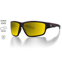Westin W6 Sport 20 Matte Brown Stripe - LB Brown LM Yellow AR Green Polarisationsbrille Sonnenbrille