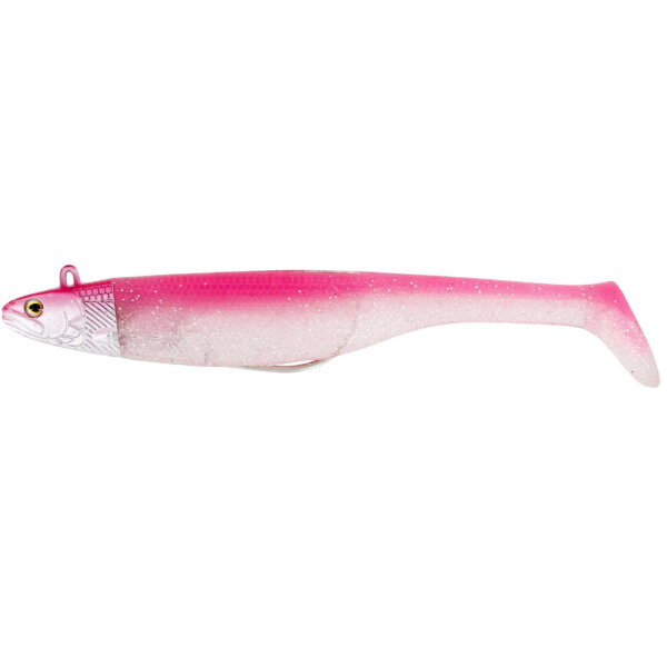 Westin Magic Minnow Jig fertig montiert Gummifisch 42g 14cm Glowing Lipstick