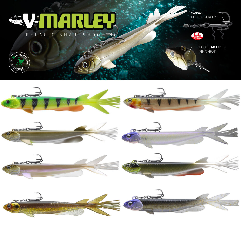 Daiwa Prorex V-Marley Pelagic Shad Gummifisch montiert, 9,95 €
