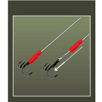 Fox Rage Predator Red Treble Hook Sleeves Medium x 10pcs