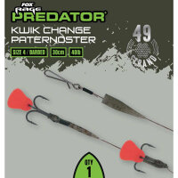 Fox Rage Predator Kwik Change Paternoster Trace 30cm 40lb