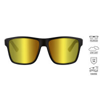 Westin W6 Street 200F Matte Black - LB Yellow LM Yellow AR Blue Polarisationsbrille Sonnenbrille