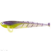 Zeck Quappie Gummi 12cm / 3Stück Purple Chartreuse