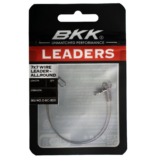 BKK 7X7 Wire Leader - Allround Duolock Snap 2St.