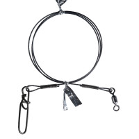 BKK 7X7 Wire Leader - HD Pike Snap 2St.