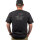 Black Cat Logo Black T-Shirt