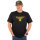 Black Cat T-Shirt Black mit Distressed-Logo