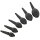 Westin Deadbait Adjustable Float Weights Matte Black 7g / 4stk.