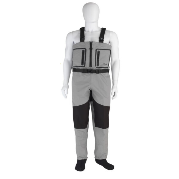 Daiwa D-VEC Breathable Zipped Waders Wathose atmungsaktiv mit Füßlinge